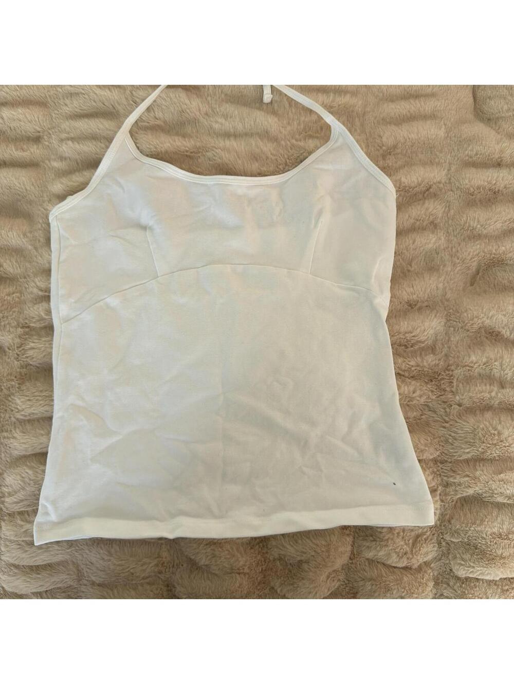 Aritzia Women's White Crop-top